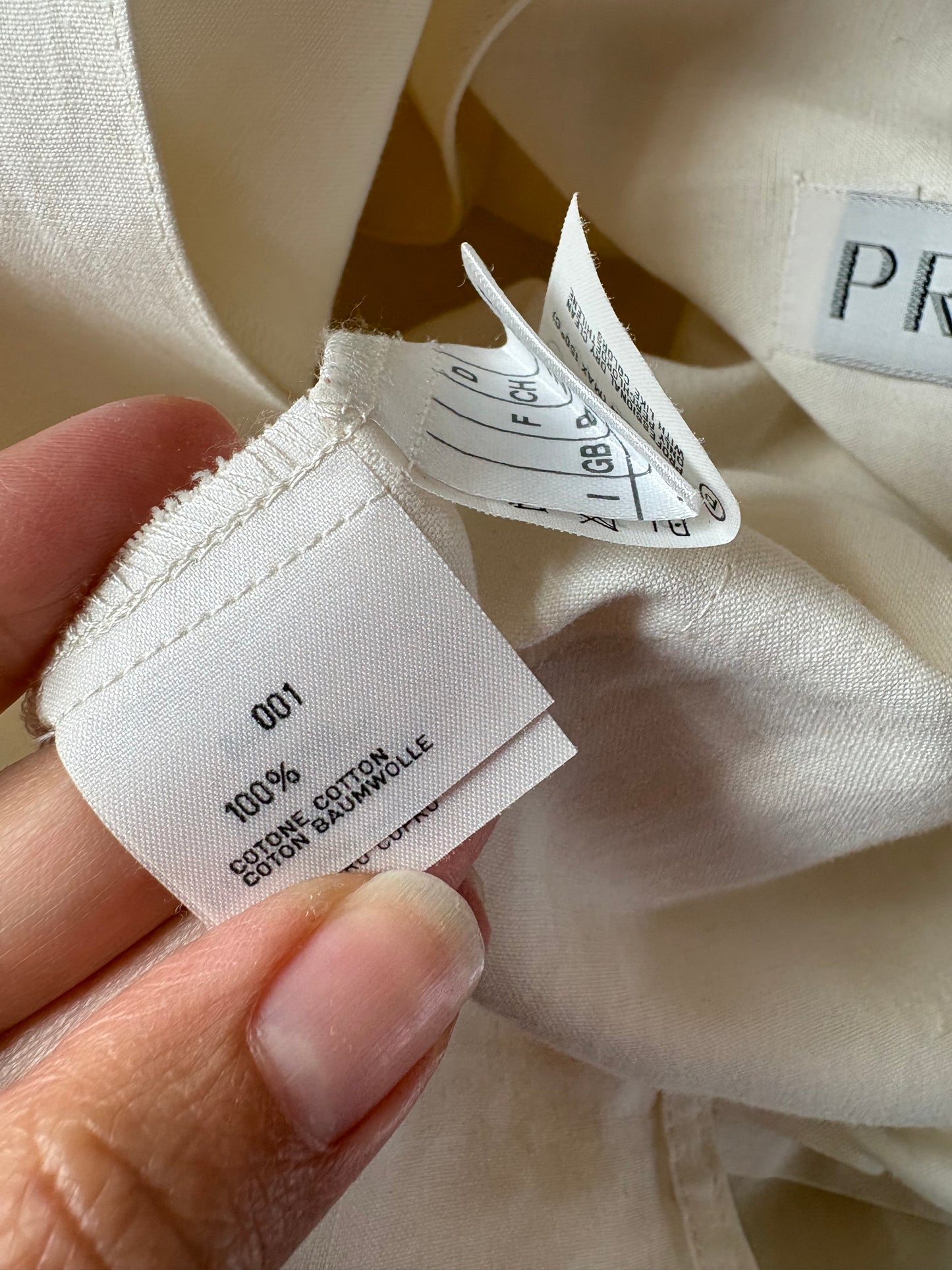Giacca prisma-Max Mara in cotone avorio