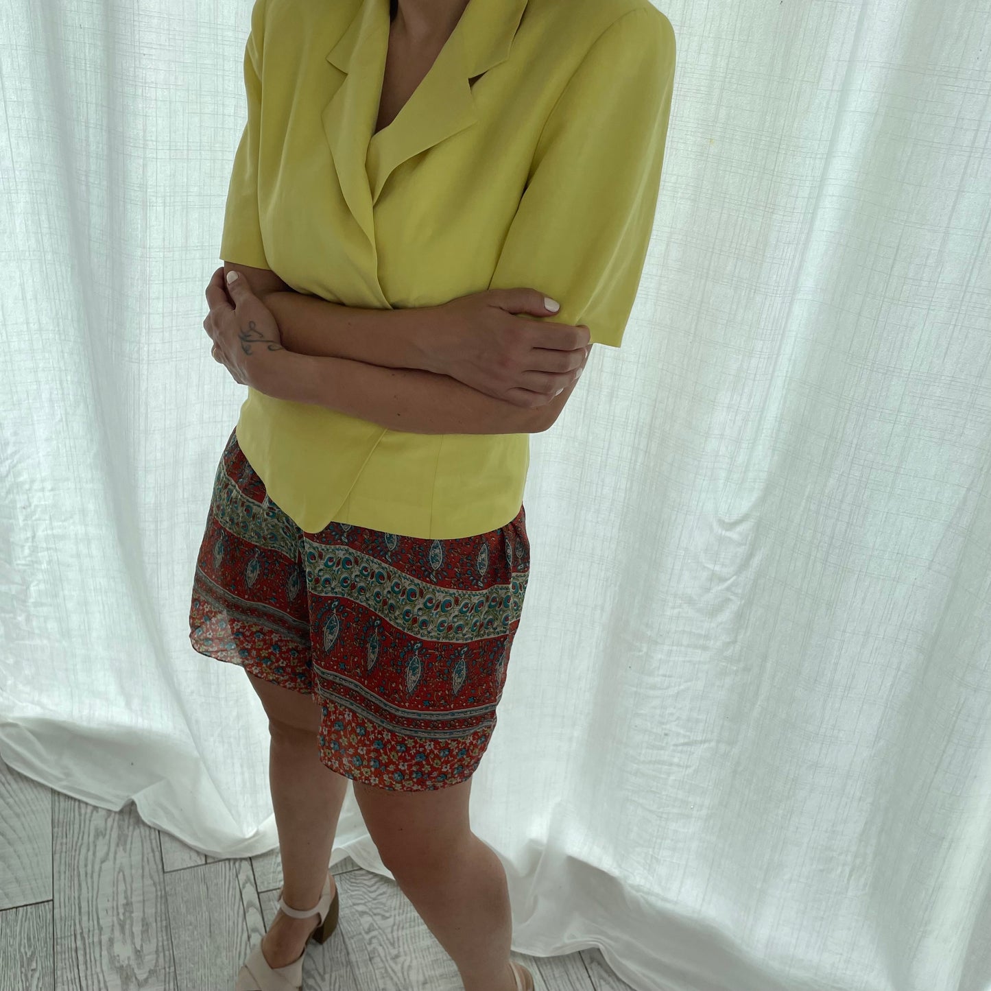 Fou shorts indian pattern