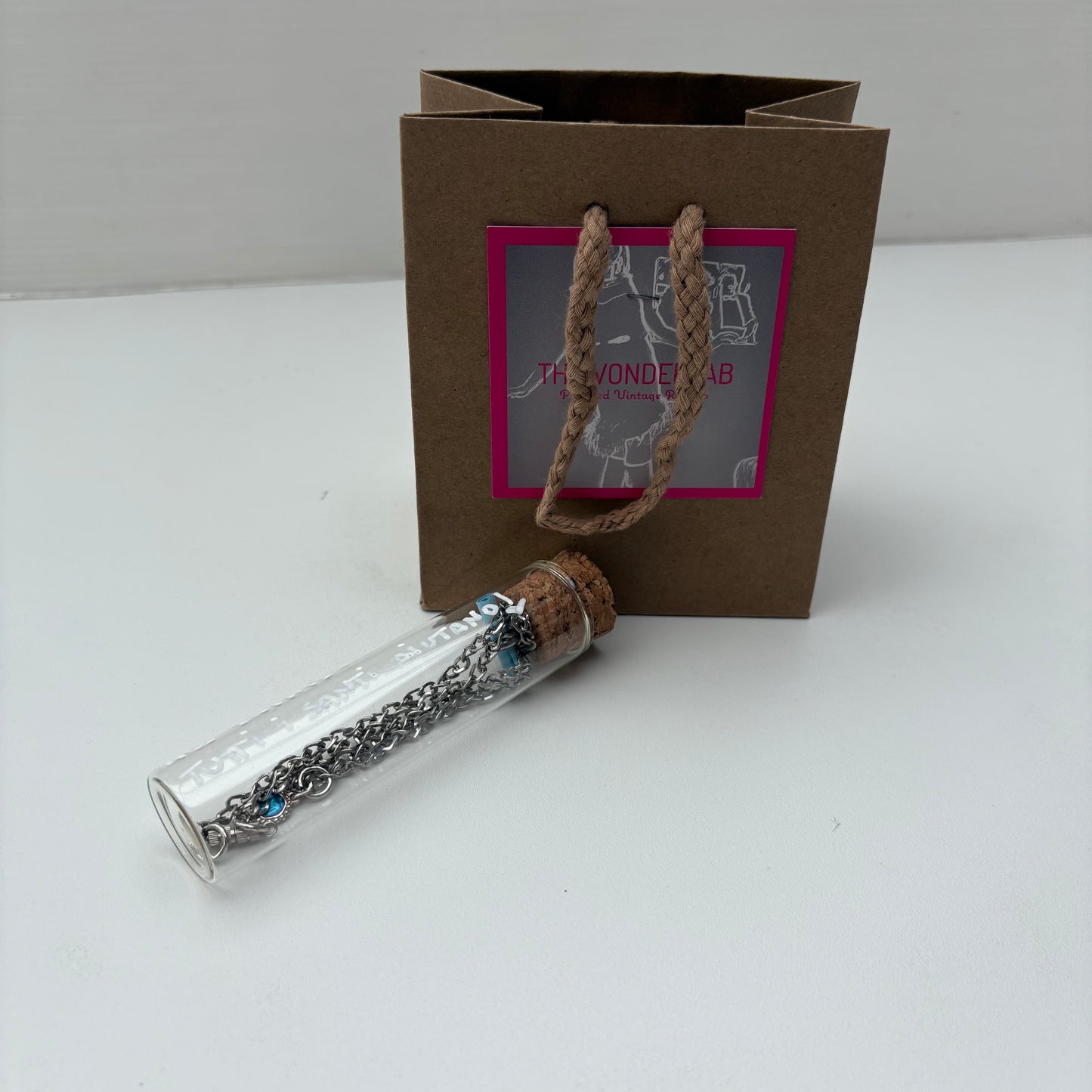 Collanina Lourdes-silver