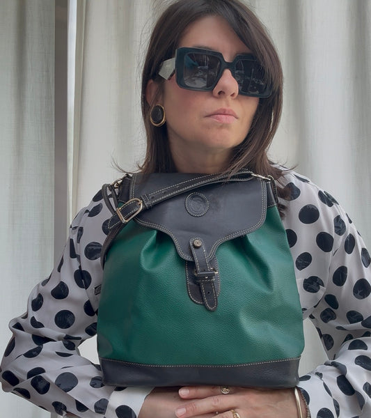 Secchiello Trussardi verde smeraldo