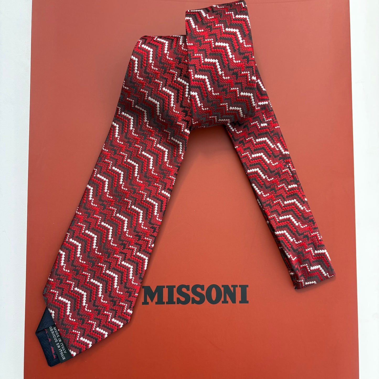 Cravatta Missoni rosso