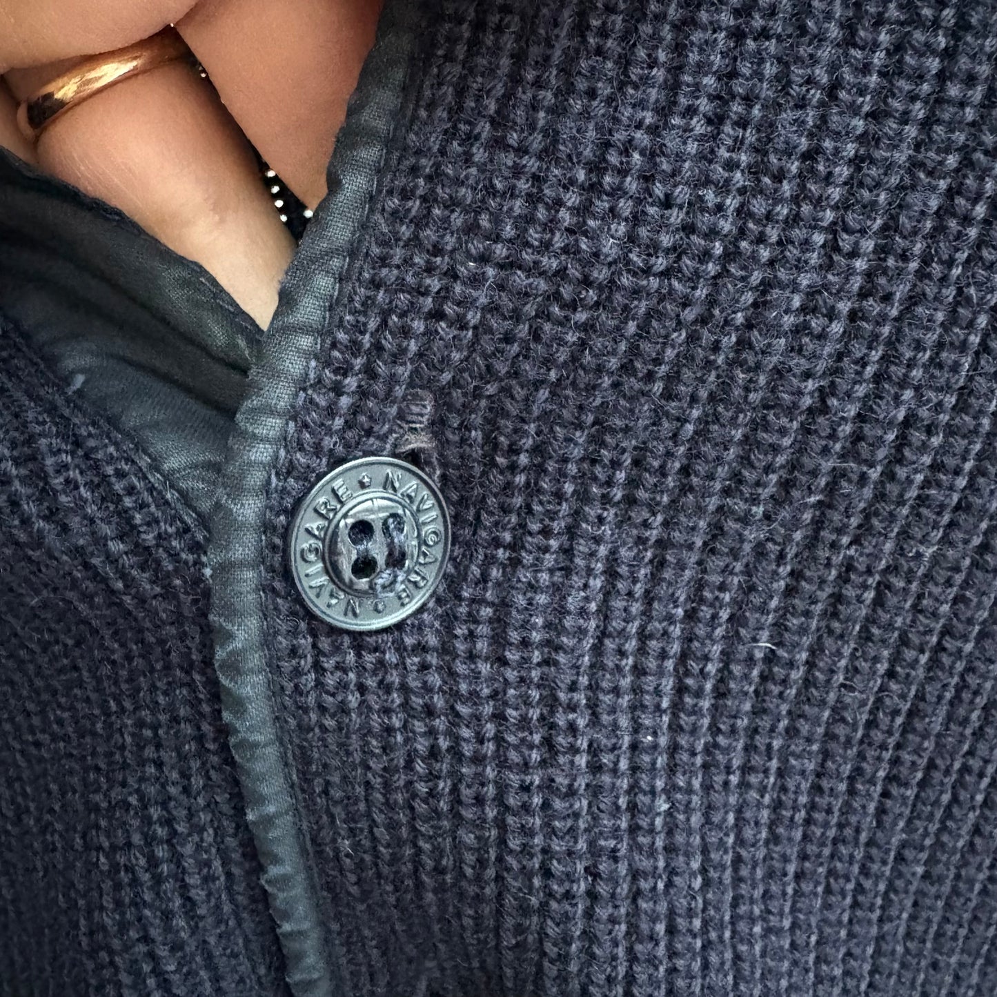 Polo in maglia colletto bordeaux