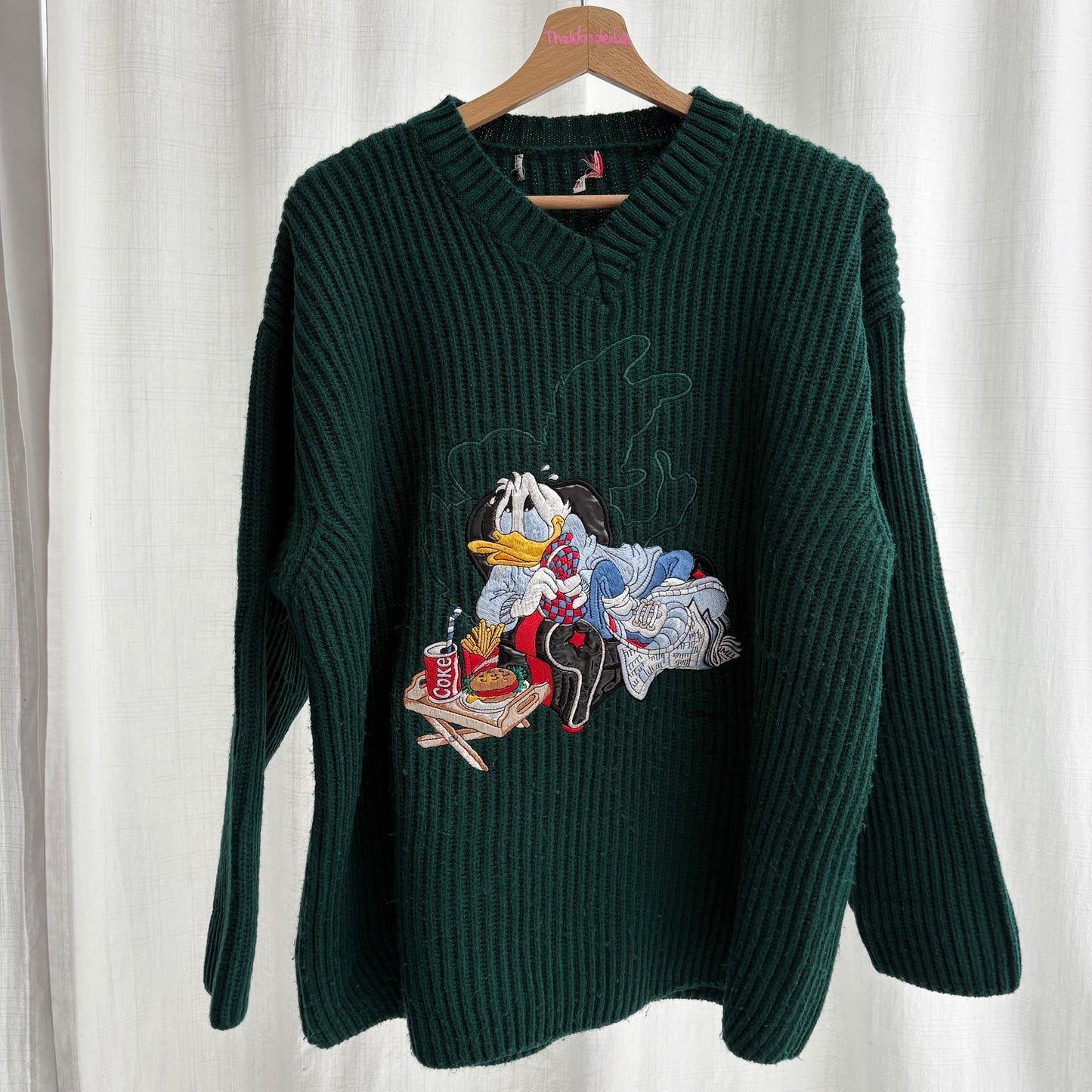 Paperino pullover verde bosco