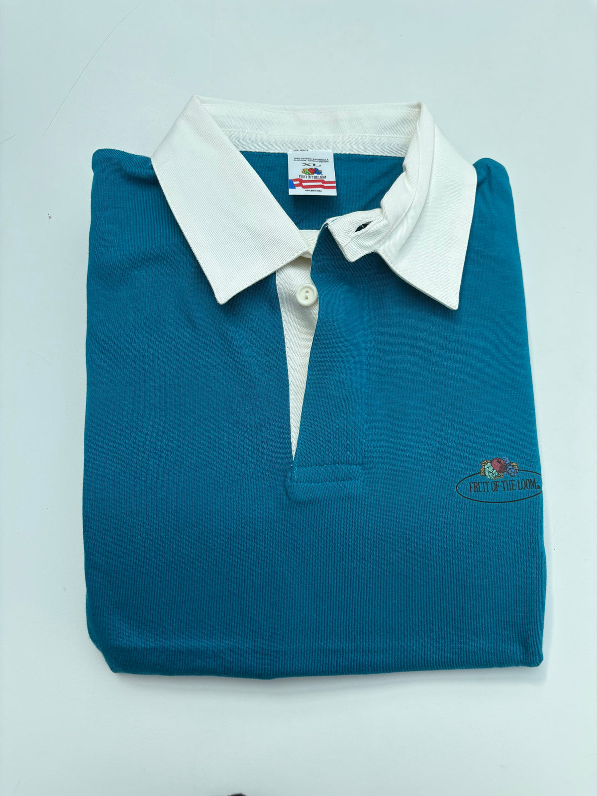 Polo rugby Fruit of the loom ottanio
