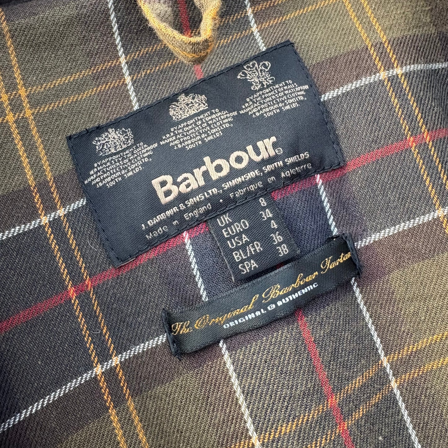 Barbour double breasted jacket