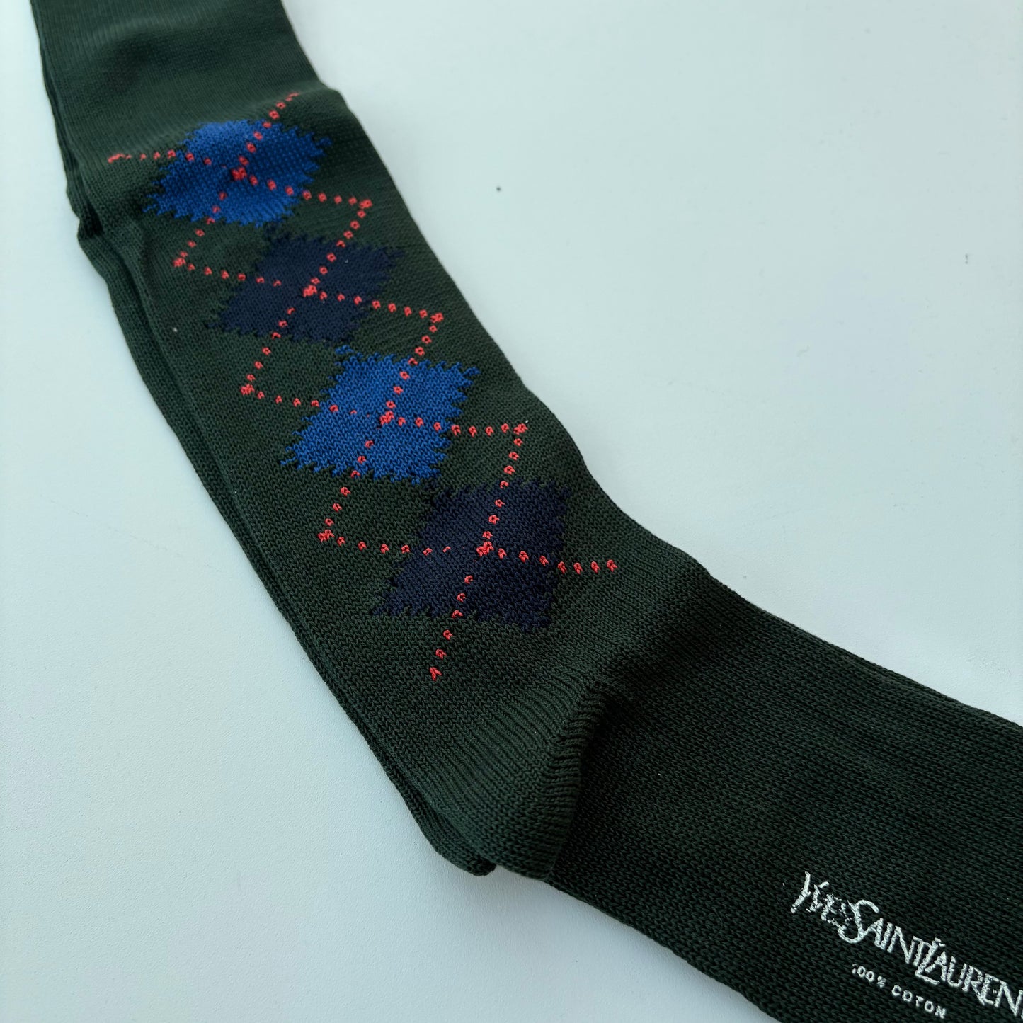 Calzettoni YSL rombi verdi