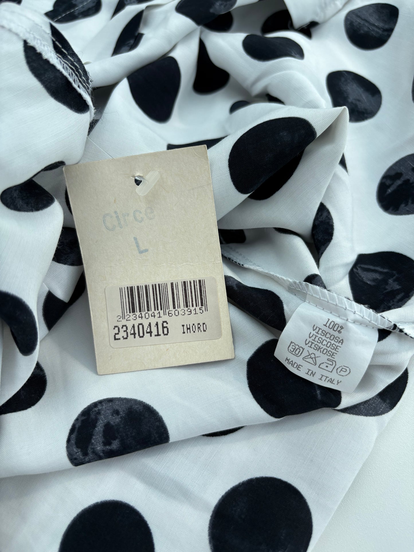 Camicia viscosa con mega pois