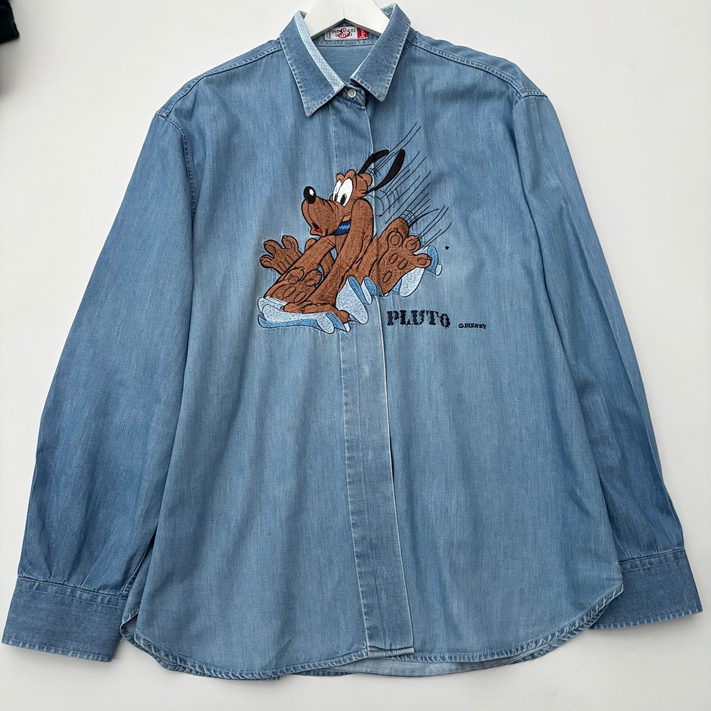 Pluto denim con difetti