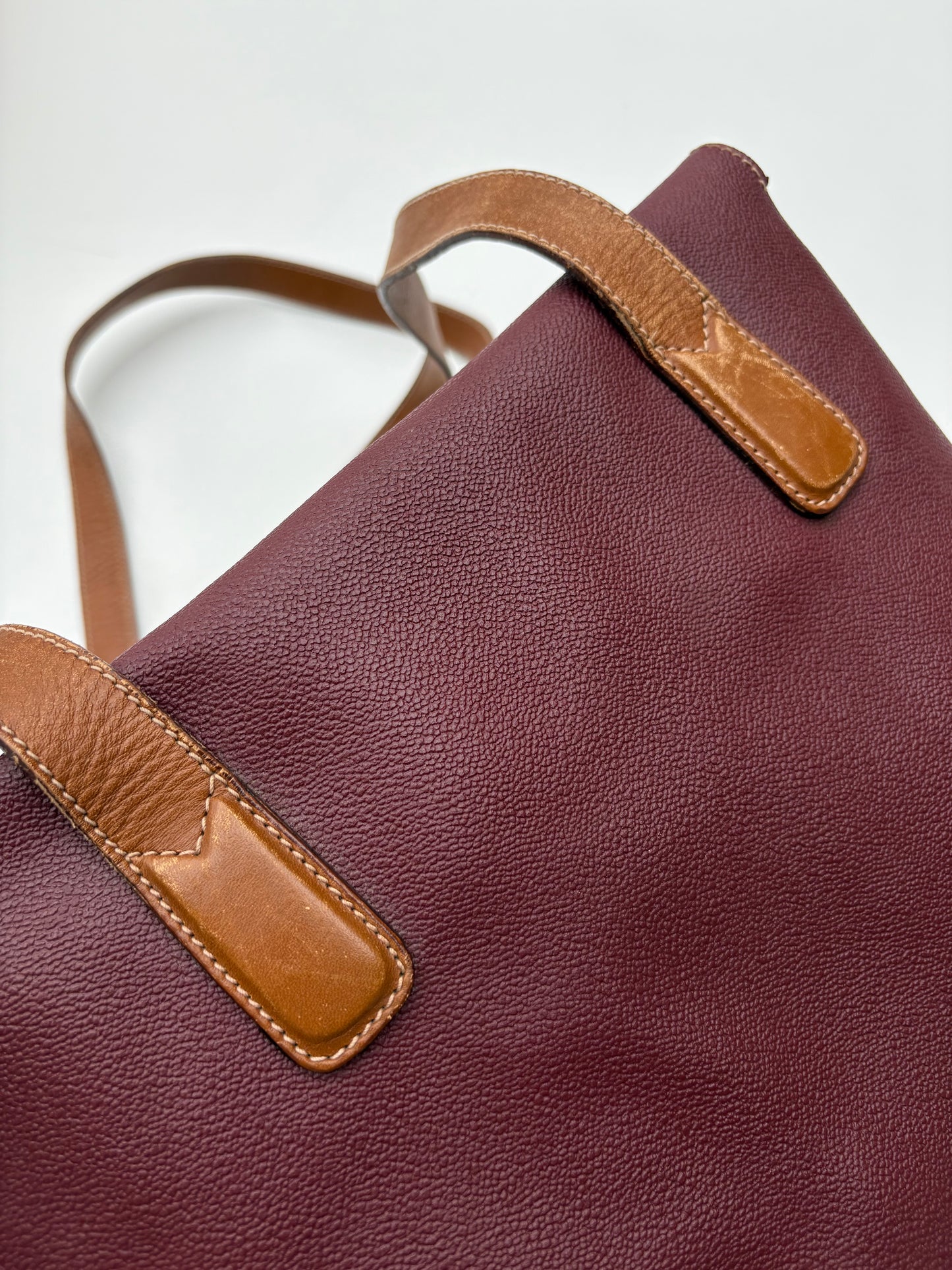 Borsa burgundi a tracolla Trussardi
