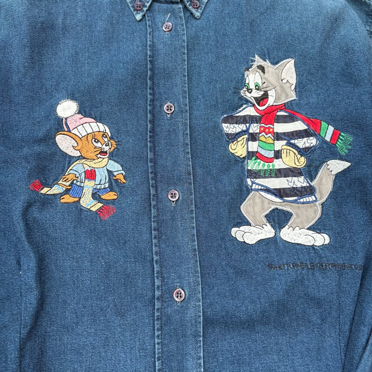 Tom &jerry denim shirt