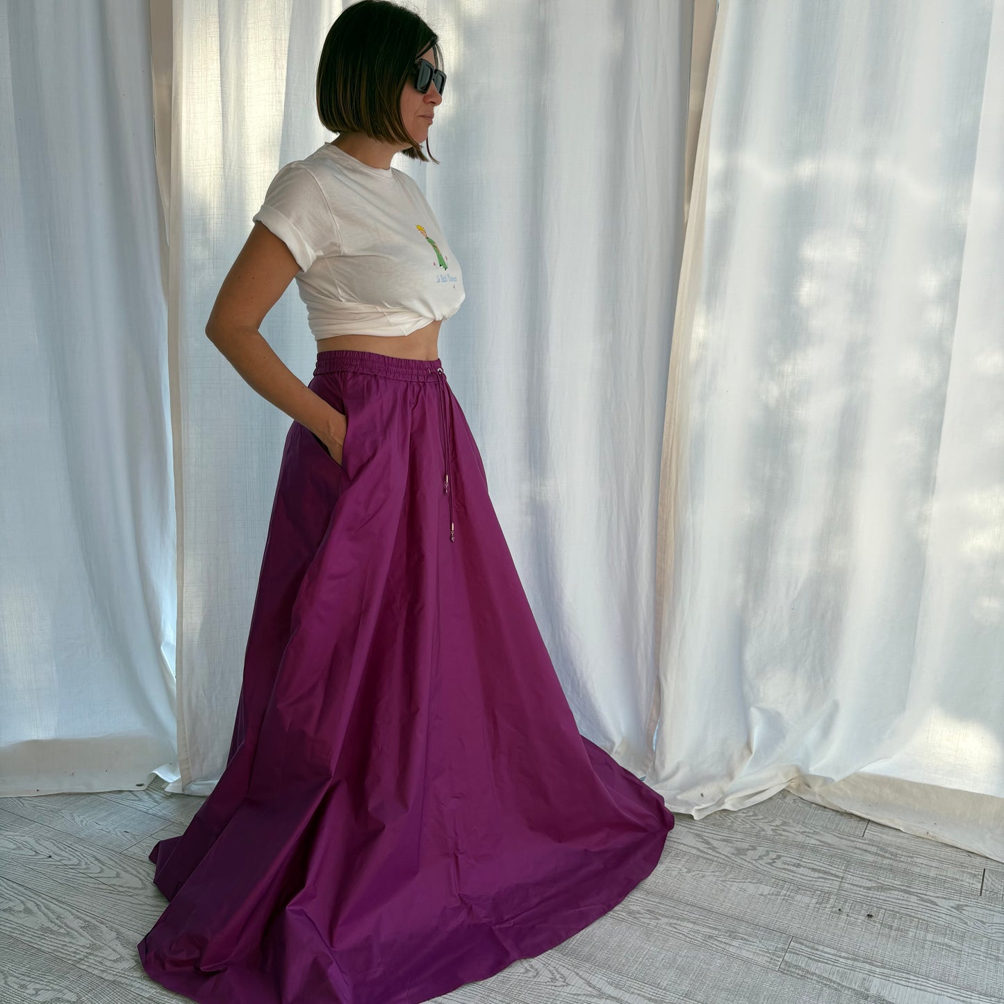 Ralph Lauren Silk Taffeta’ skirt
