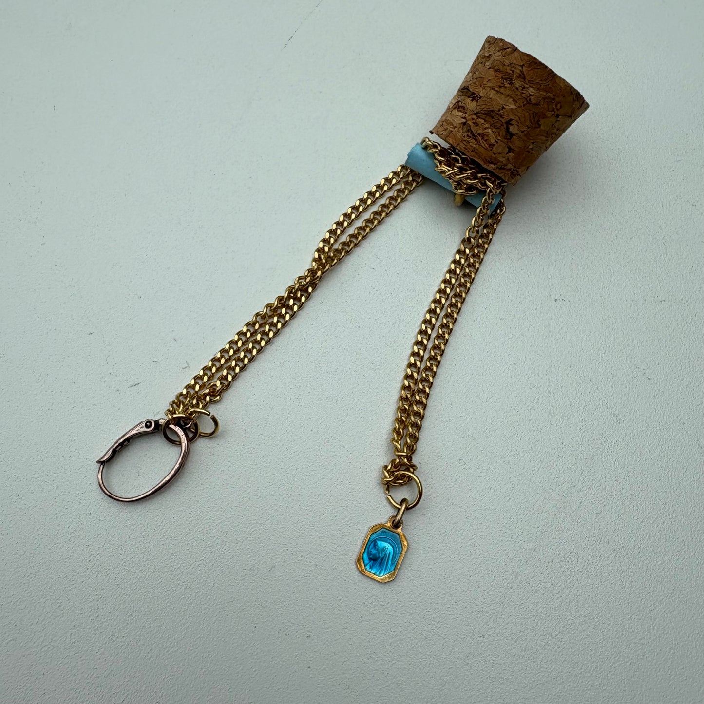 Collanina madonnina double