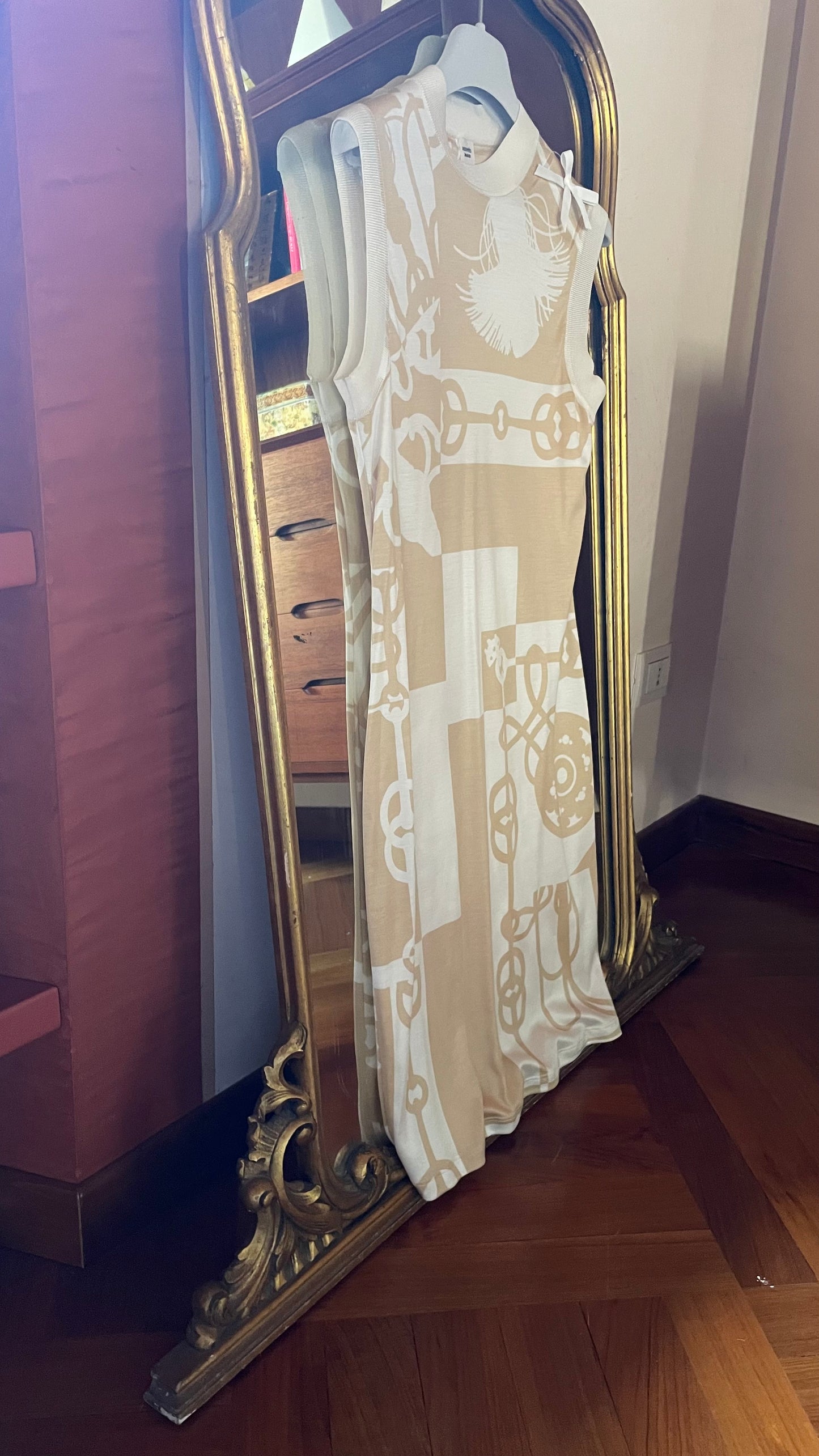 Hermès silk dress