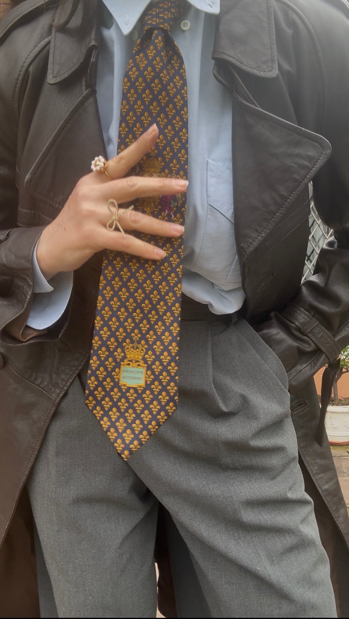 Cravatta Moschino “principe Azzurro”