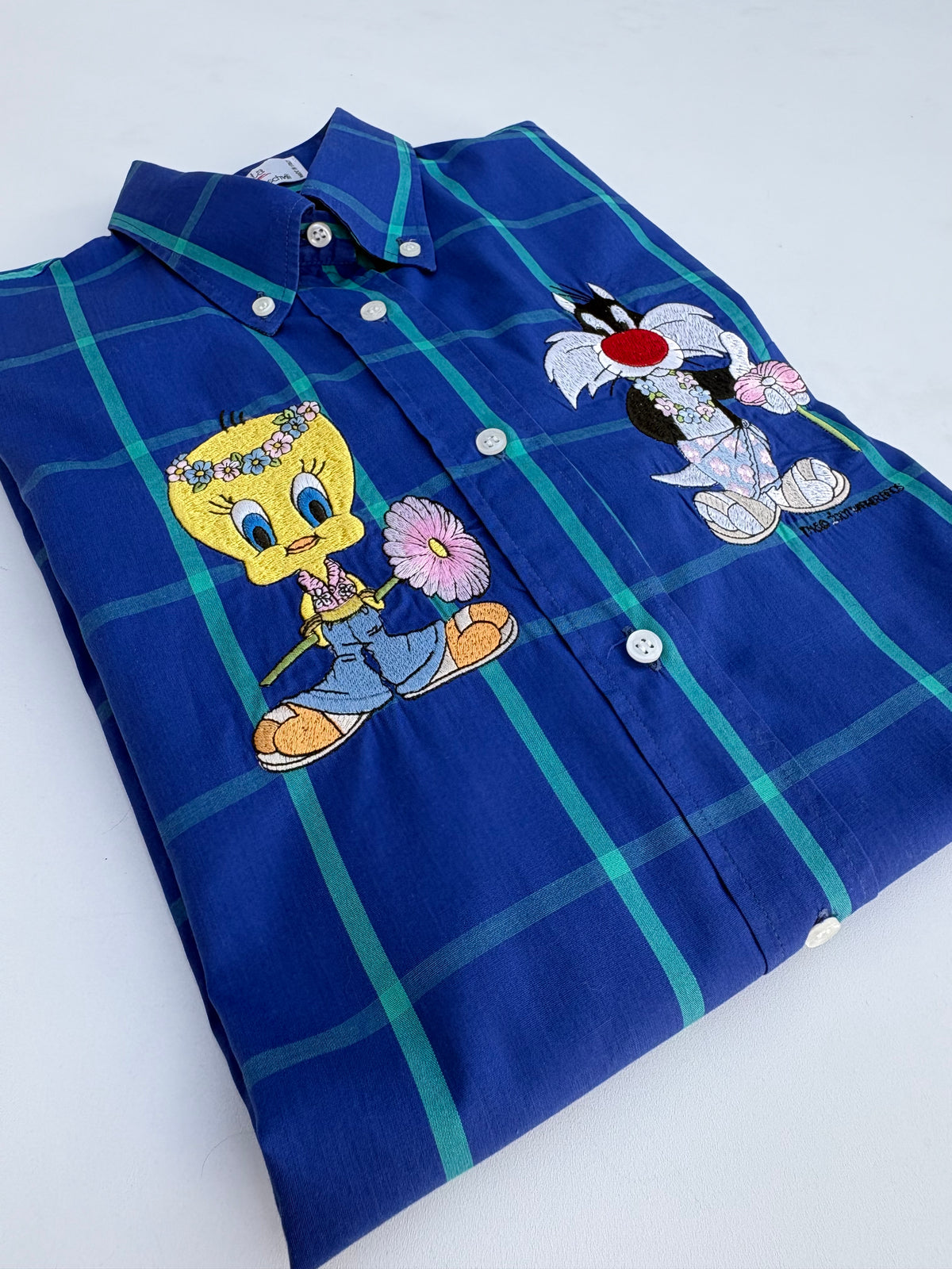 Camicia Schvili madras Titti e Silvestro.