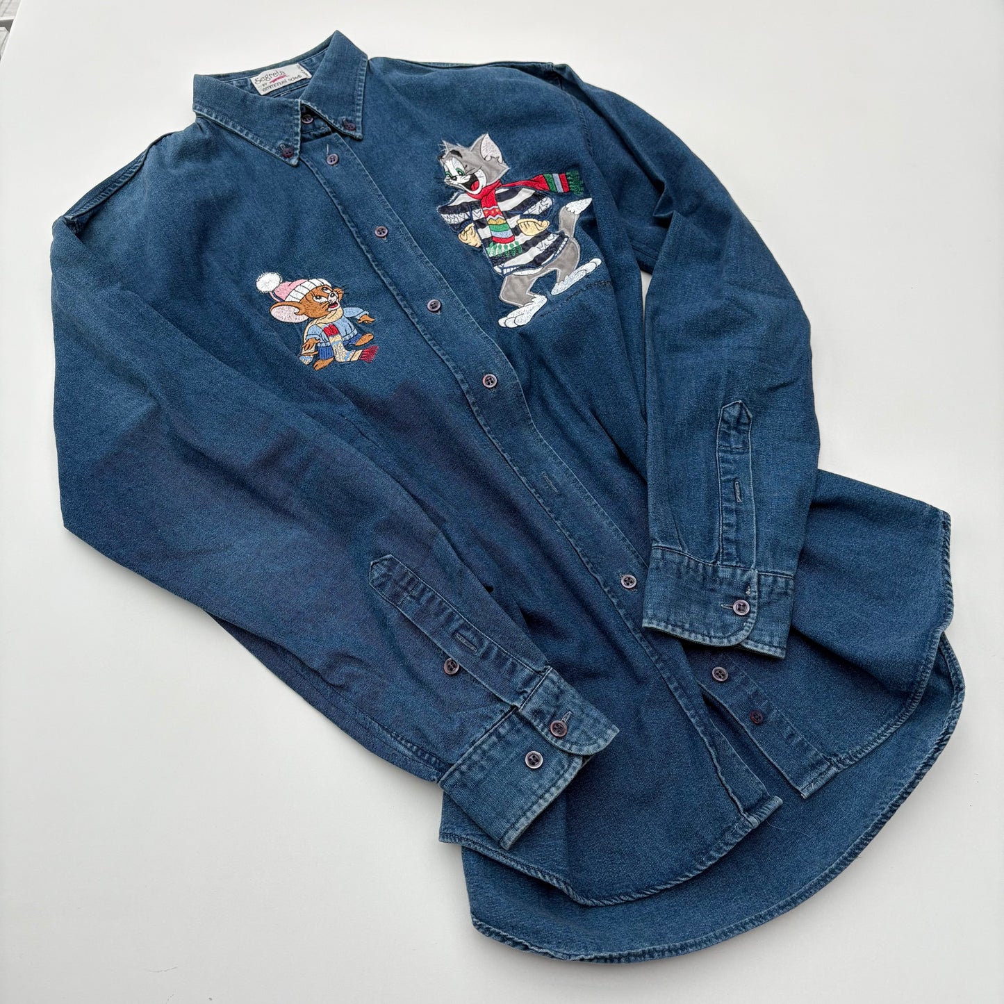 Tom &jerry denim shirt