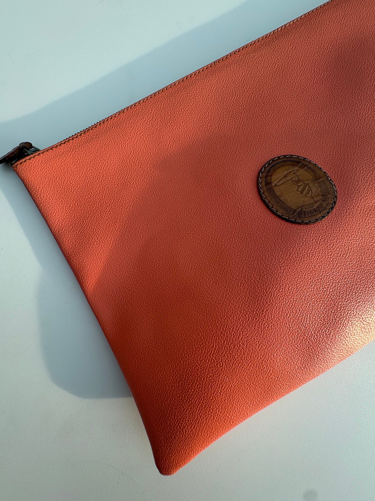 Trussardi Pochette/ busta piatta albicocca