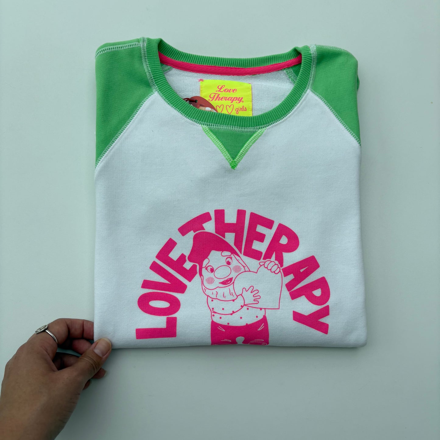 Felpa Fiorucci love therapy