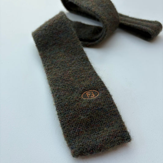 Fendi tie-lana e mohair