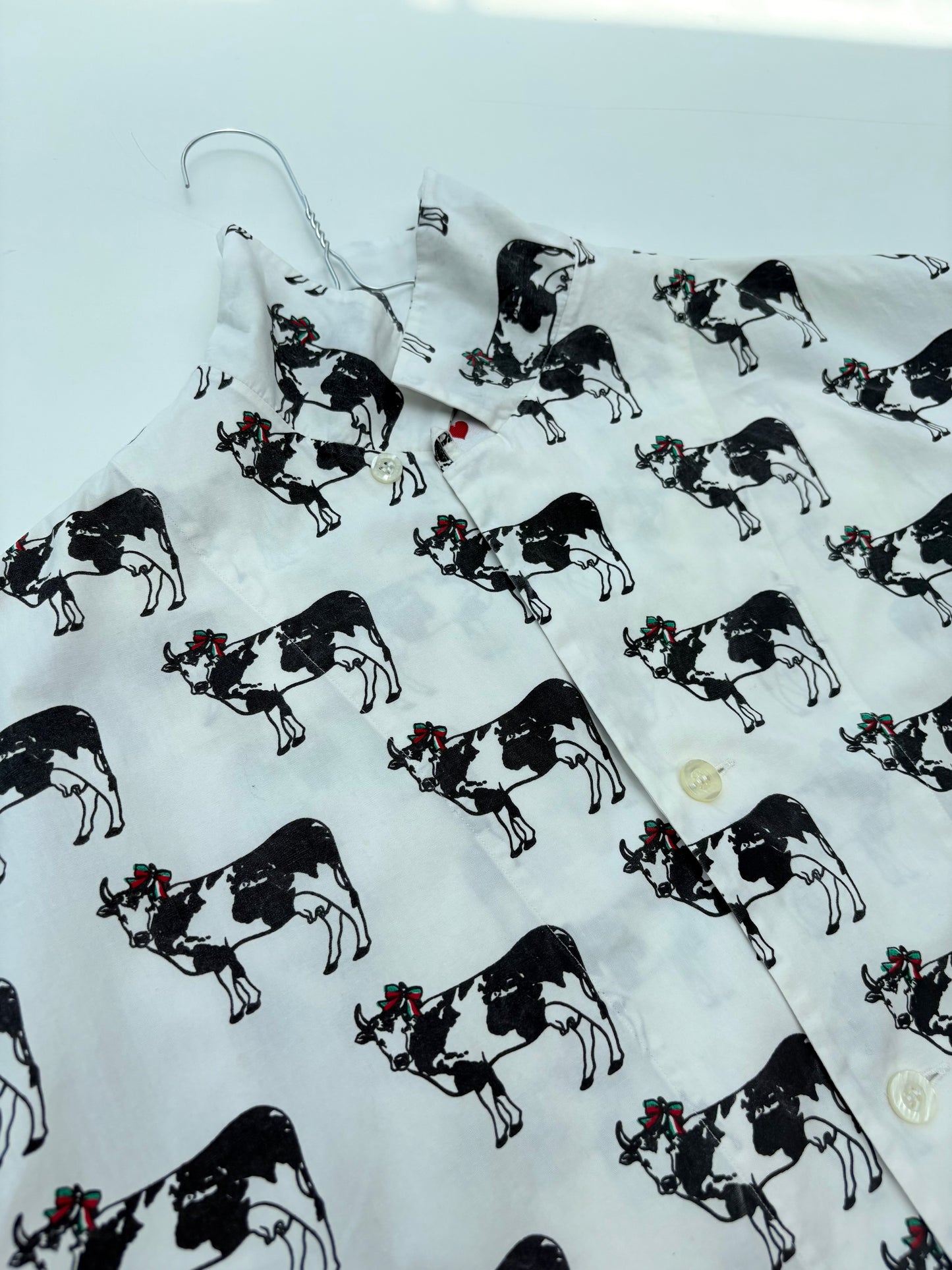 Moschino shirt con mucca