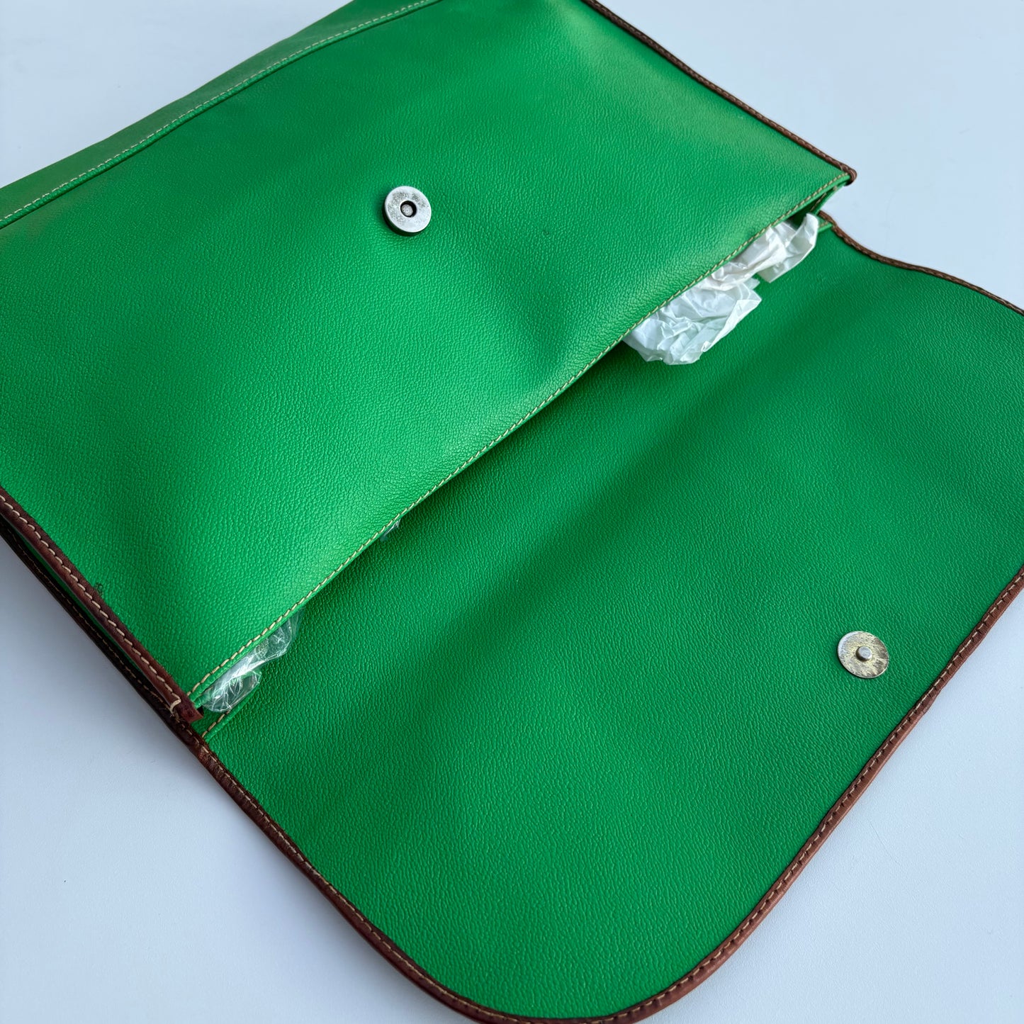 Trussardi maxi busta verde