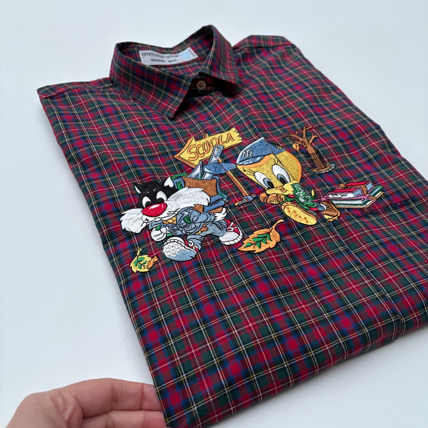 Scozzese shirt con Titti e Silvestro