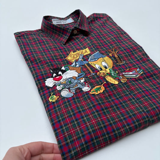 Scozzese shirt con Titti e Silvestro