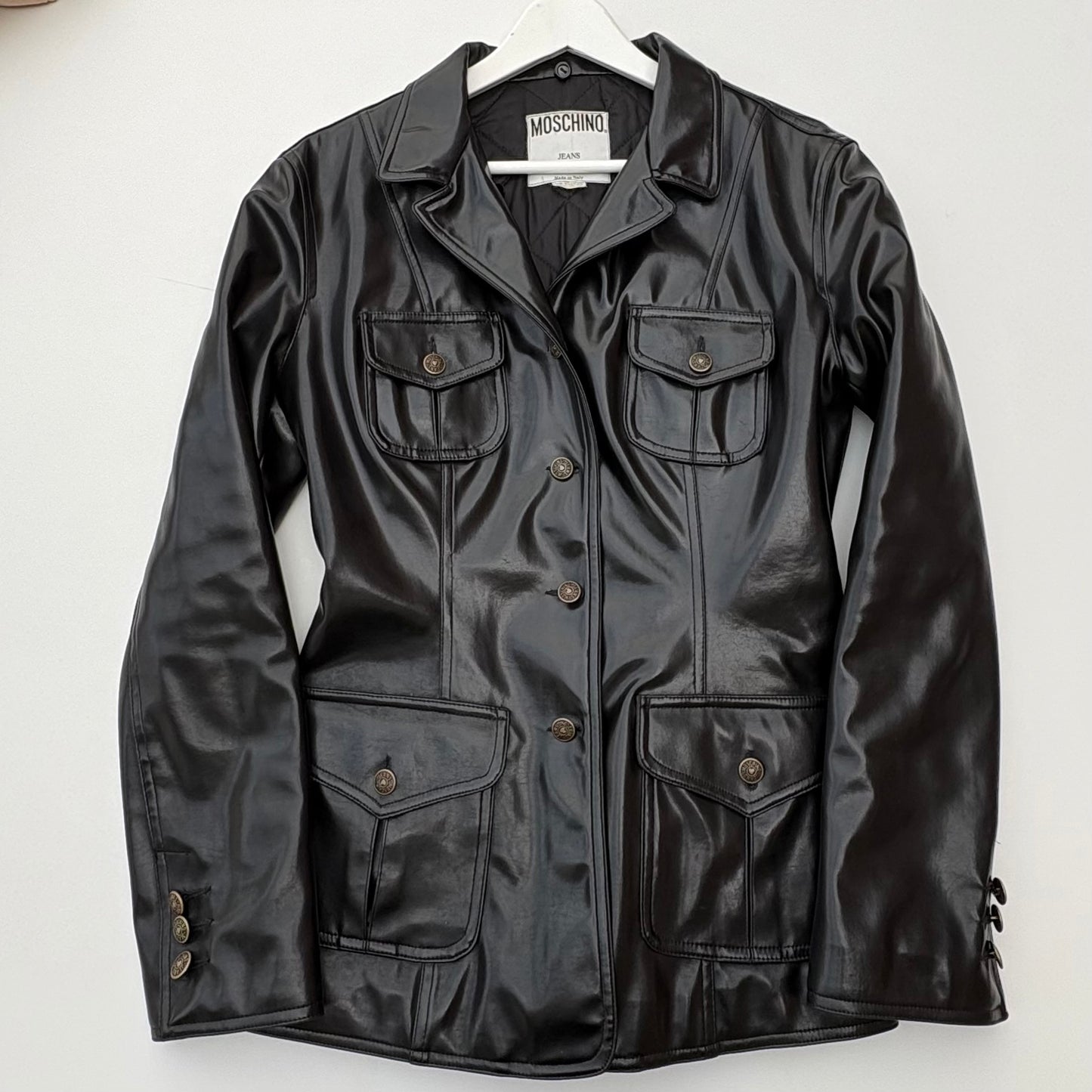 Moschino blazer similpelle