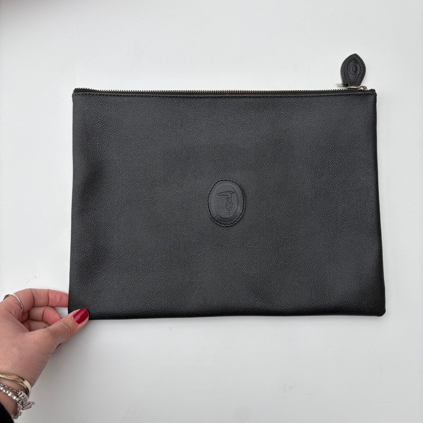 Busta nera Trussardi