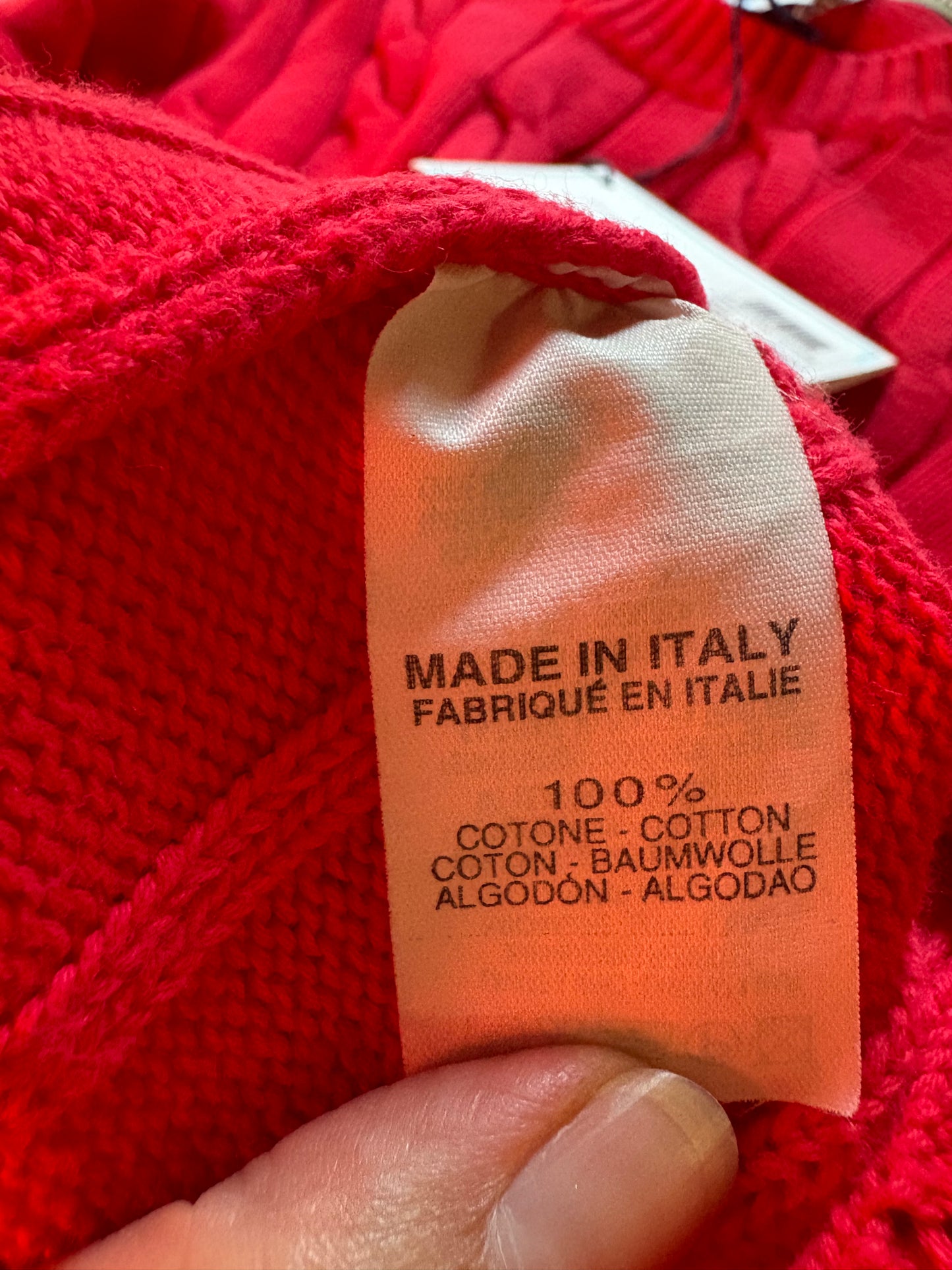 Pull girocollo a trecce