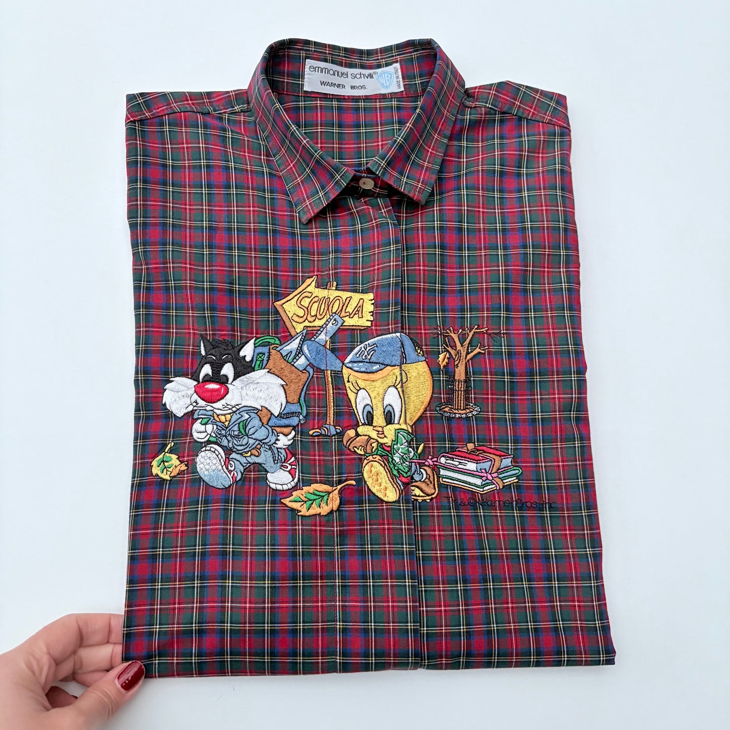 Scozzese shirt con Titti e Silvestro