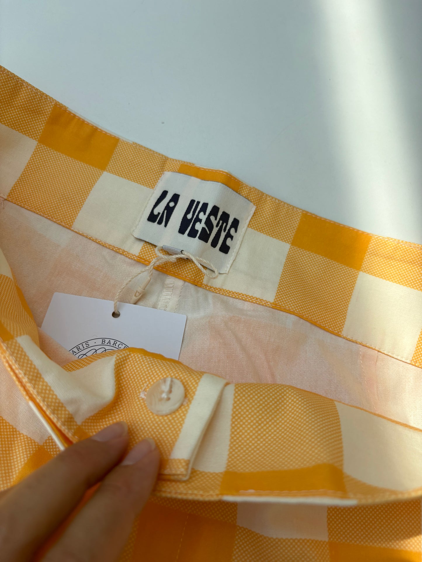 Pantaloni check La Veste