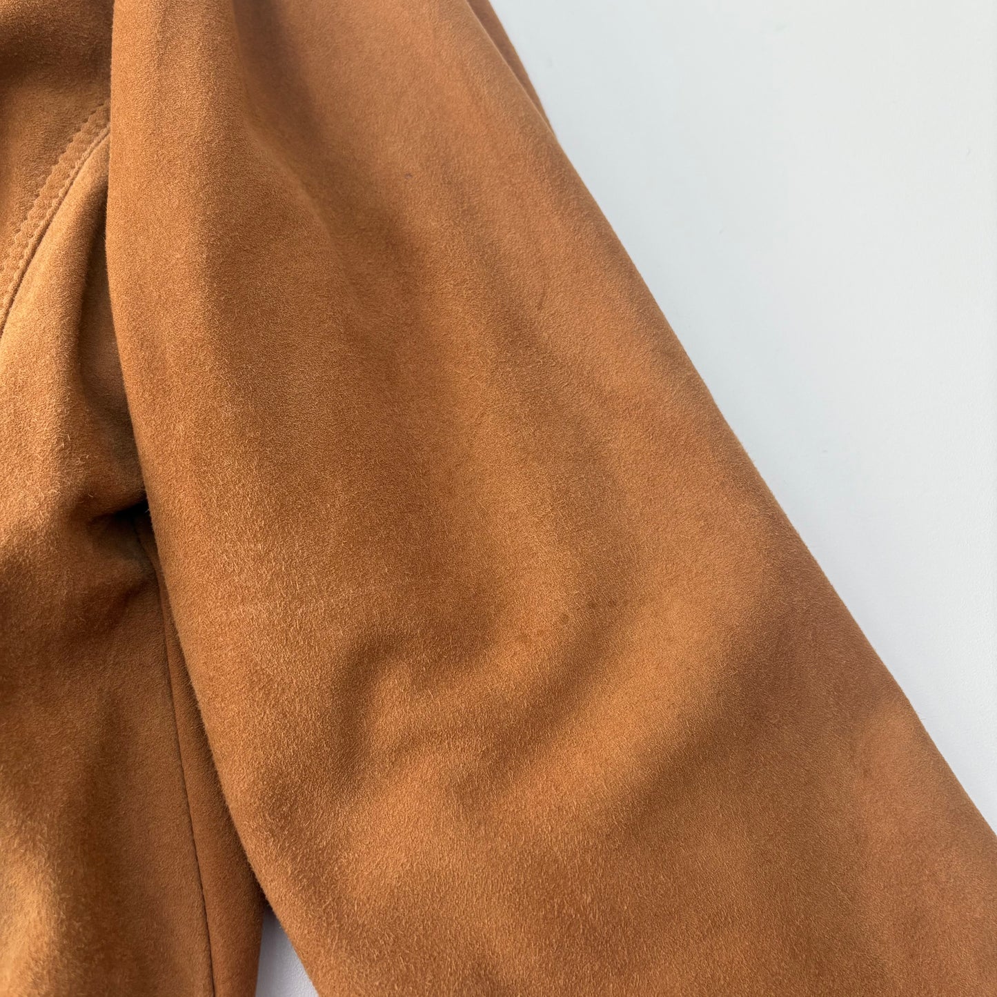 Rennino- bomber in pelle scamosciata