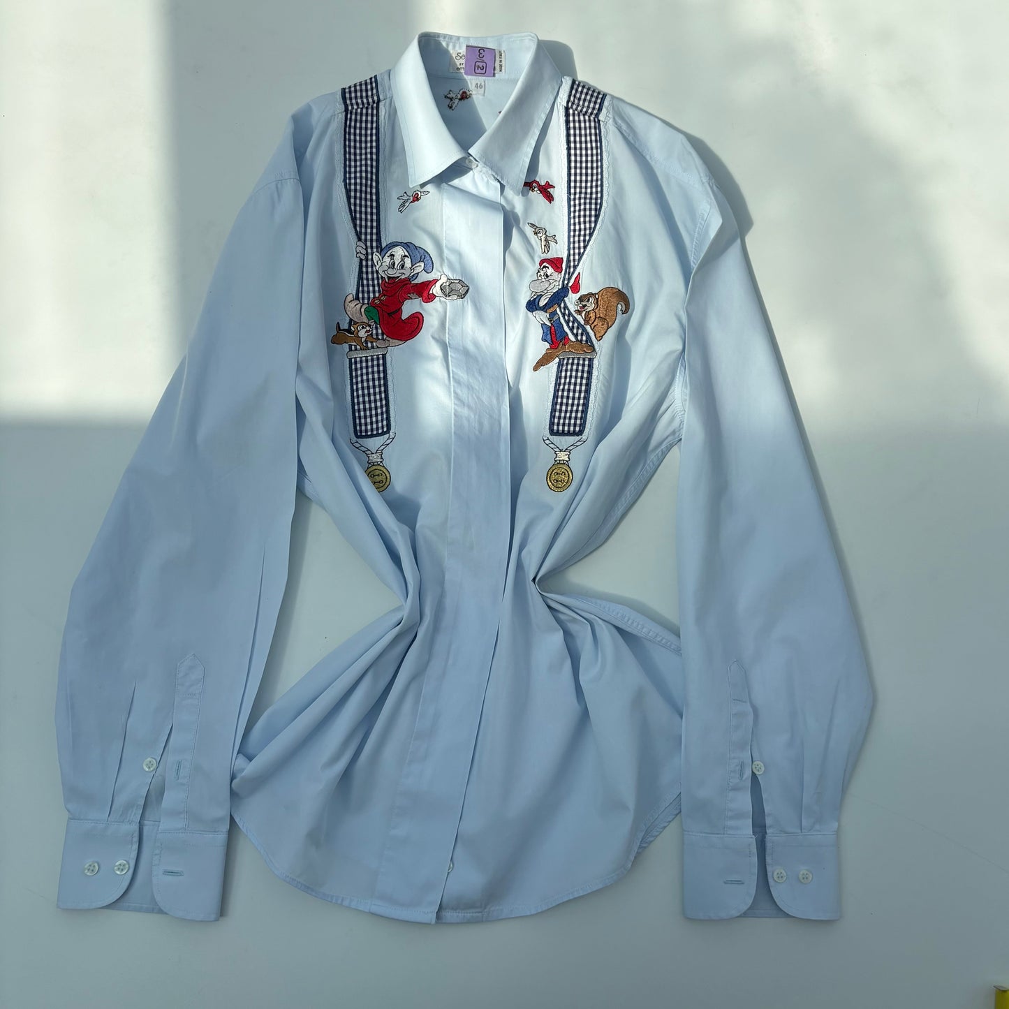 Camicia sette nani con bretelle ￼