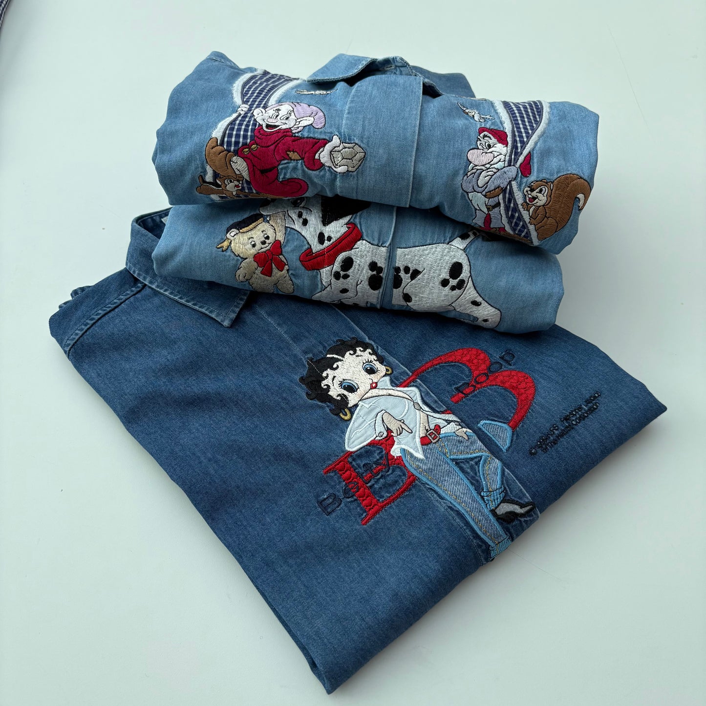 Betty Boop camicia jeans