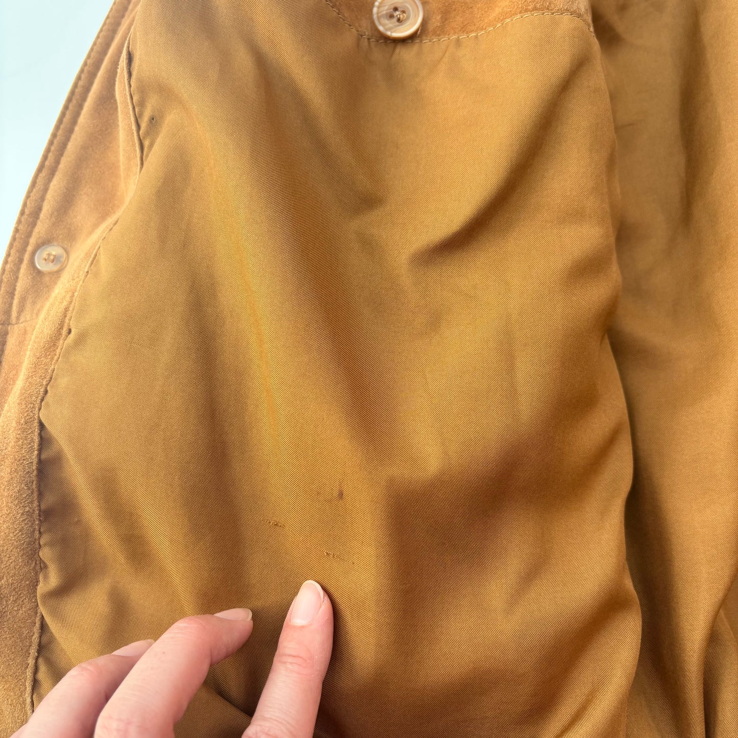 Rennino- bomber in pelle scamosciata