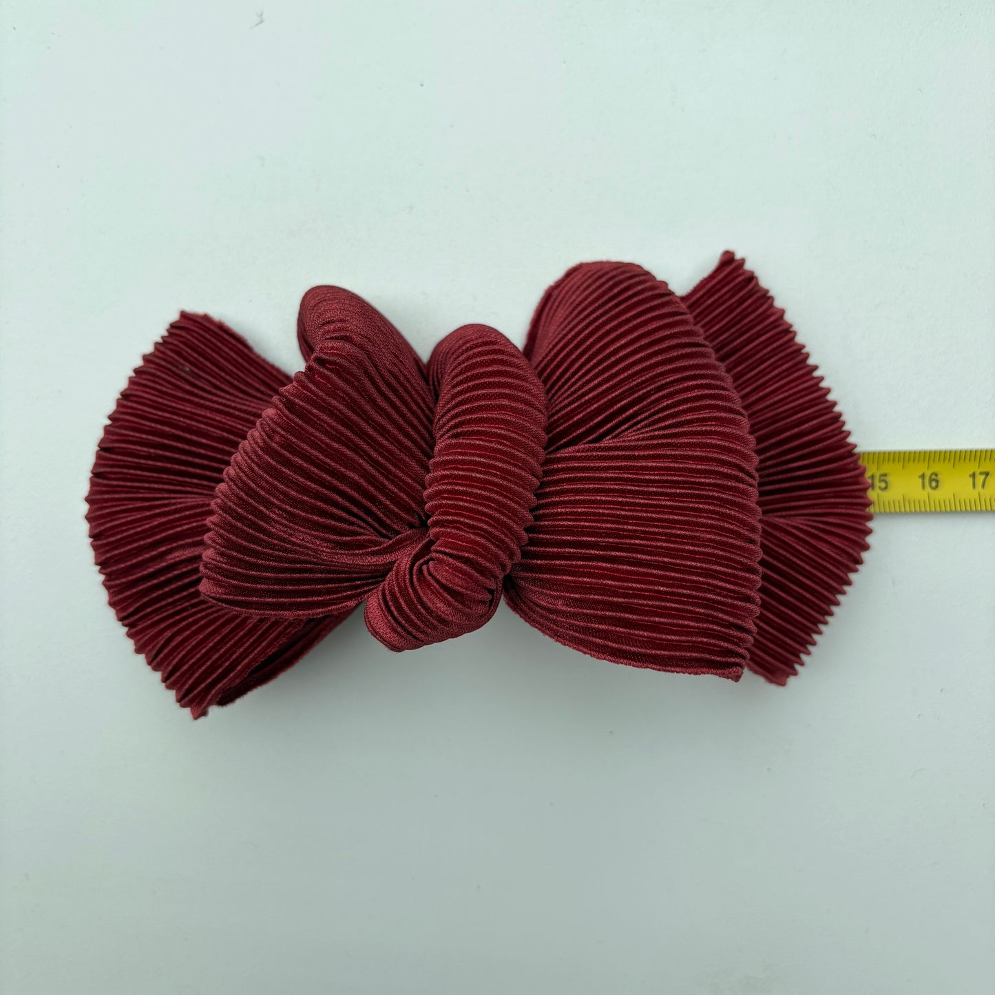 Fiocco bordeaux per capelli