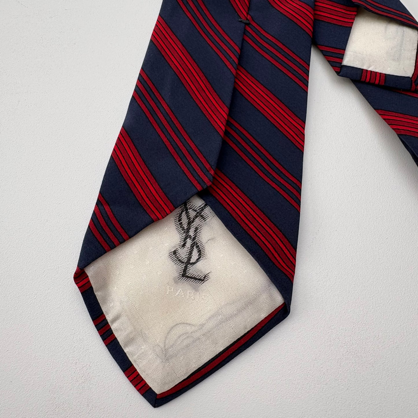 YSL regimental cravatta