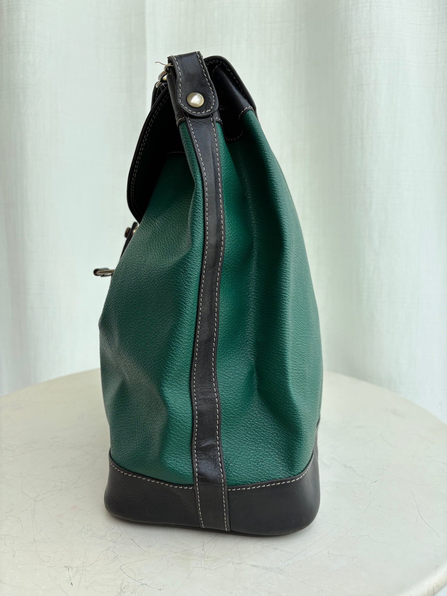Secchiello Trussardi verde smeraldo