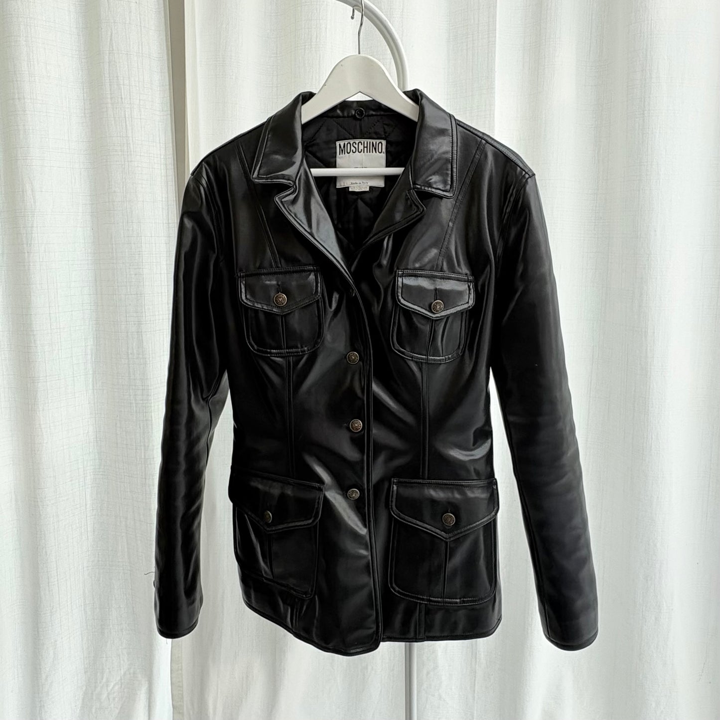 Moschino blazer similpelle