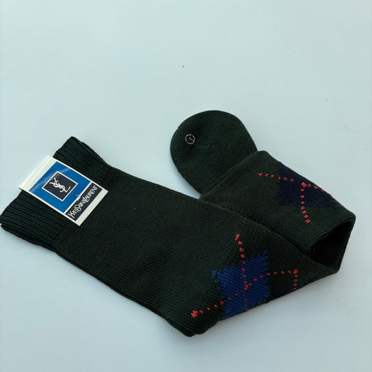 Calzettoni YSL rombi verdi