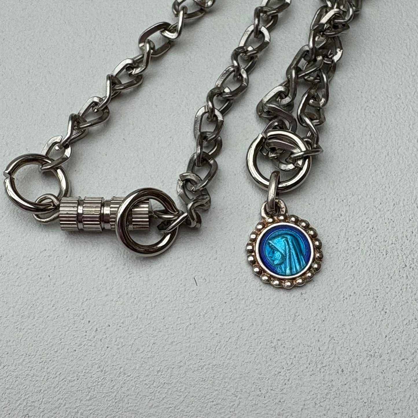 Collanina Lourdes-silver