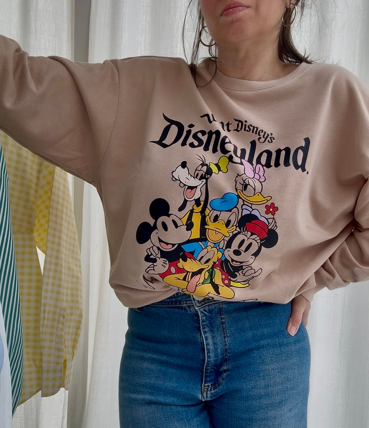Felpa Disneyland caffellatte