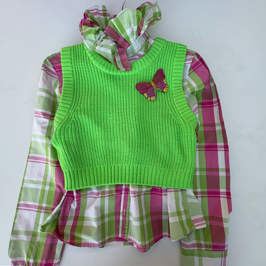 Combo gilet e sbarazzina