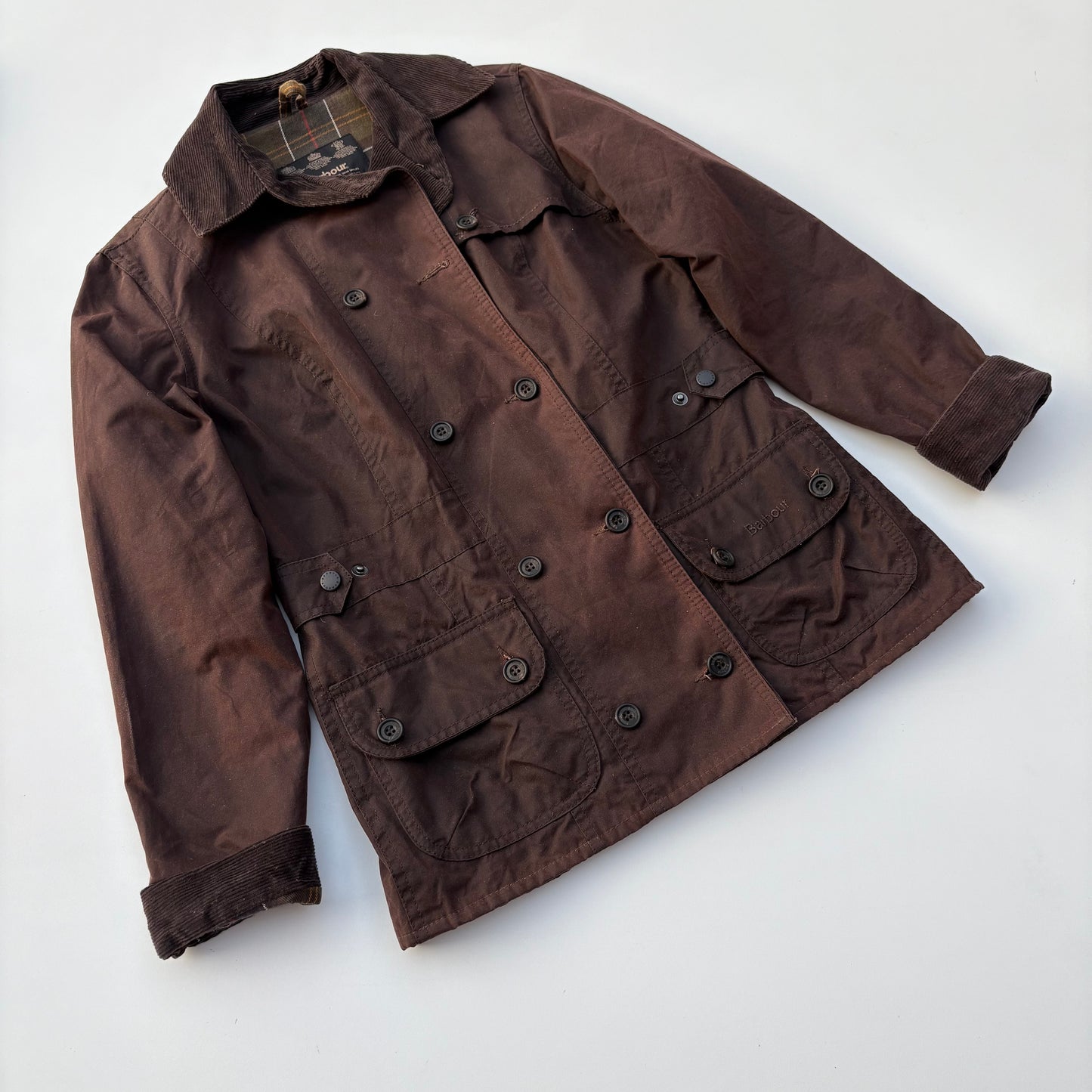 Barbour double breasted jacket