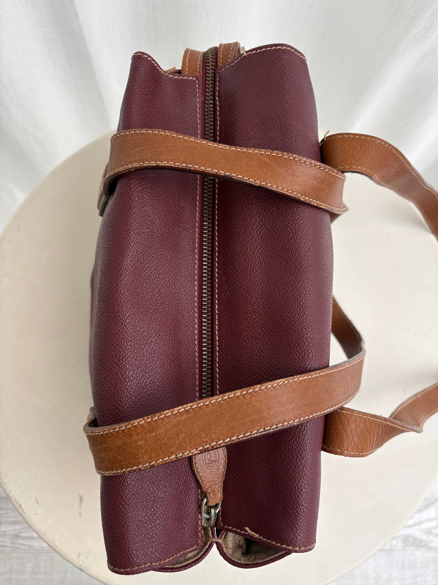 Borsa burgundi a tracolla Trussardi