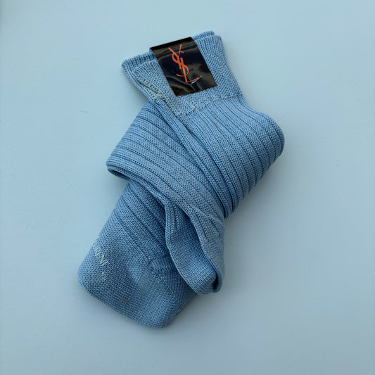 Calzettoni YSL azzurri