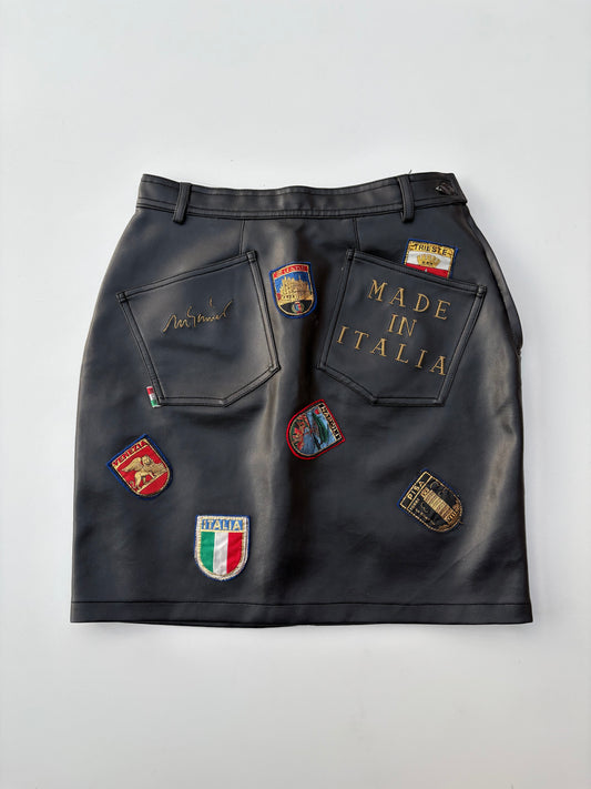 Moschino minigonna stemmi