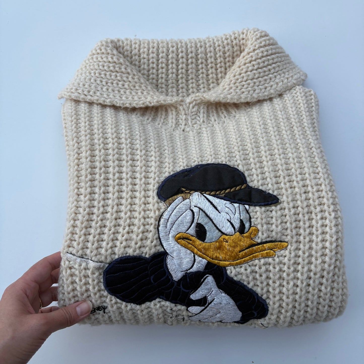 Paperino pullover colletto