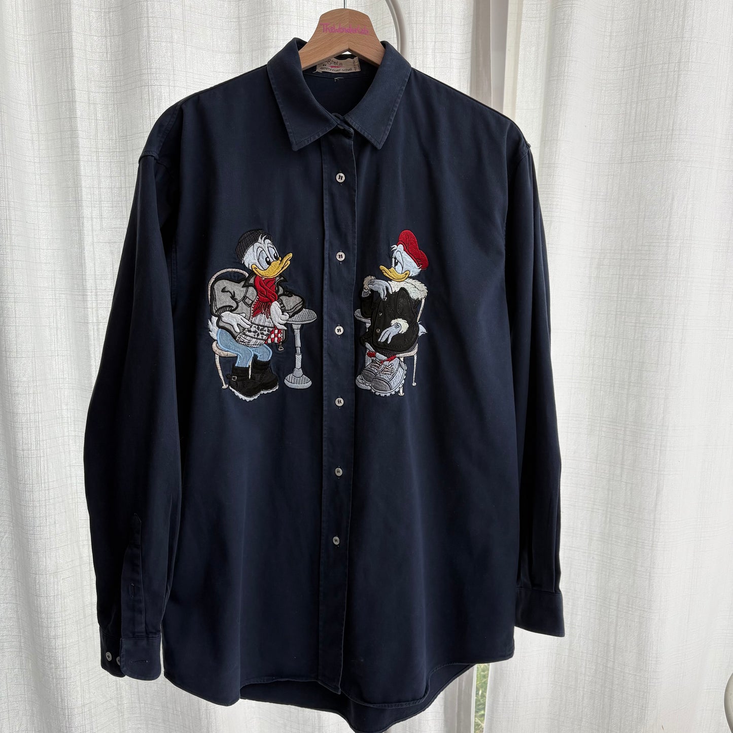 Paperino e paperina blu shirt
